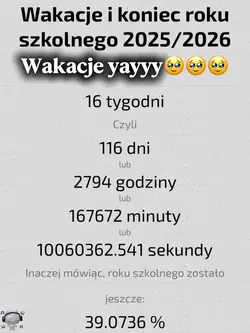 WAKACJE !!🥹