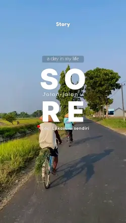 Sore jalan-jalan