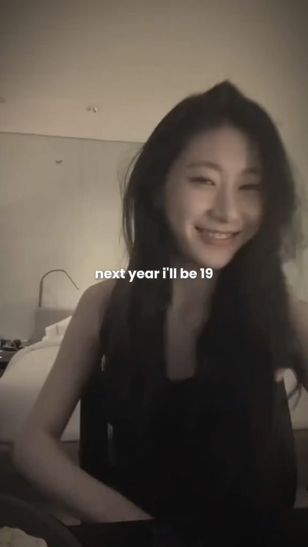 l'année prochaine, j'aurai 19 ans