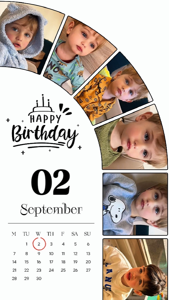CUMPLEAÑOS HIJO 2 SEPTIEMBRE