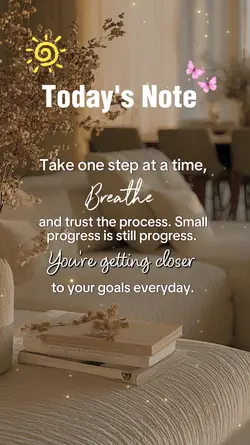 One step at a time