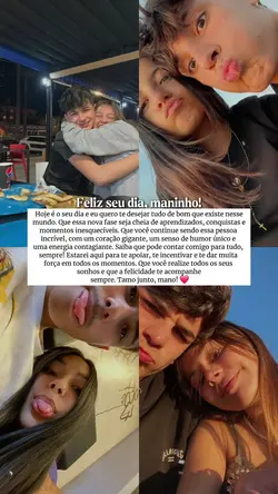 aniversário irmão 