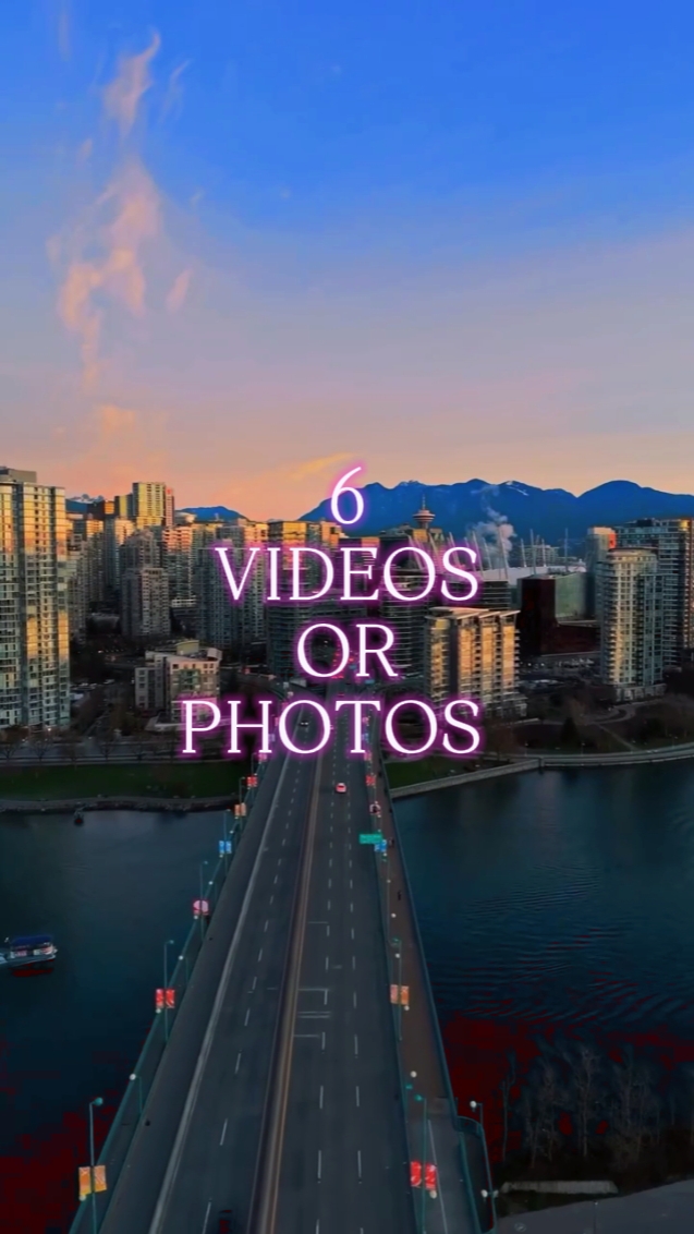 6 VIDÉOS OU PHOTOS 