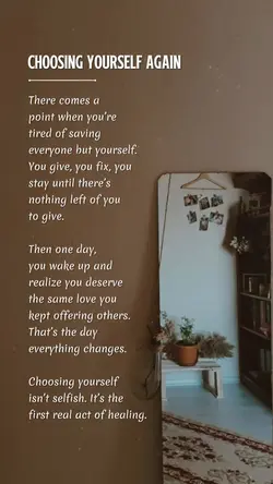 Choosng urself again