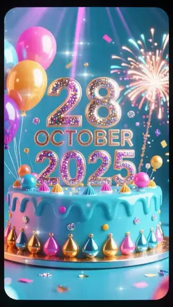 Birthday 28 oct 2025