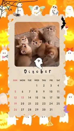 2clip🎃2025/10カレンダー