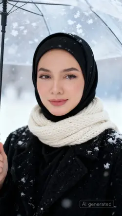 ai snow hijab trand