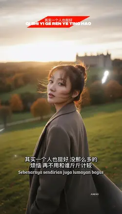 其实一个人也挺好