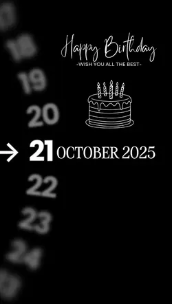 HBD 21 OCTOBER 