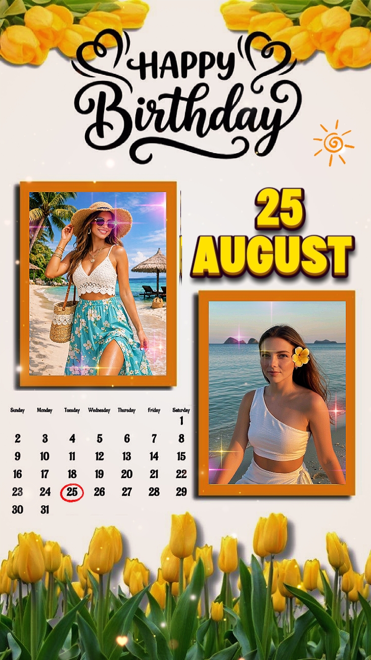 HBD 25 August 2026