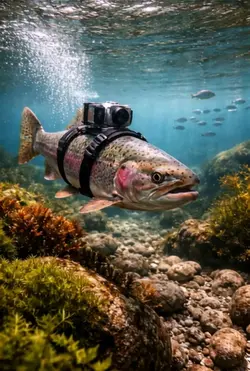 光在水裡慢慢流動