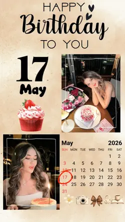 Birthday 17 May
