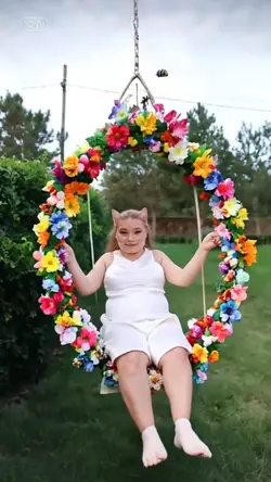flower swing