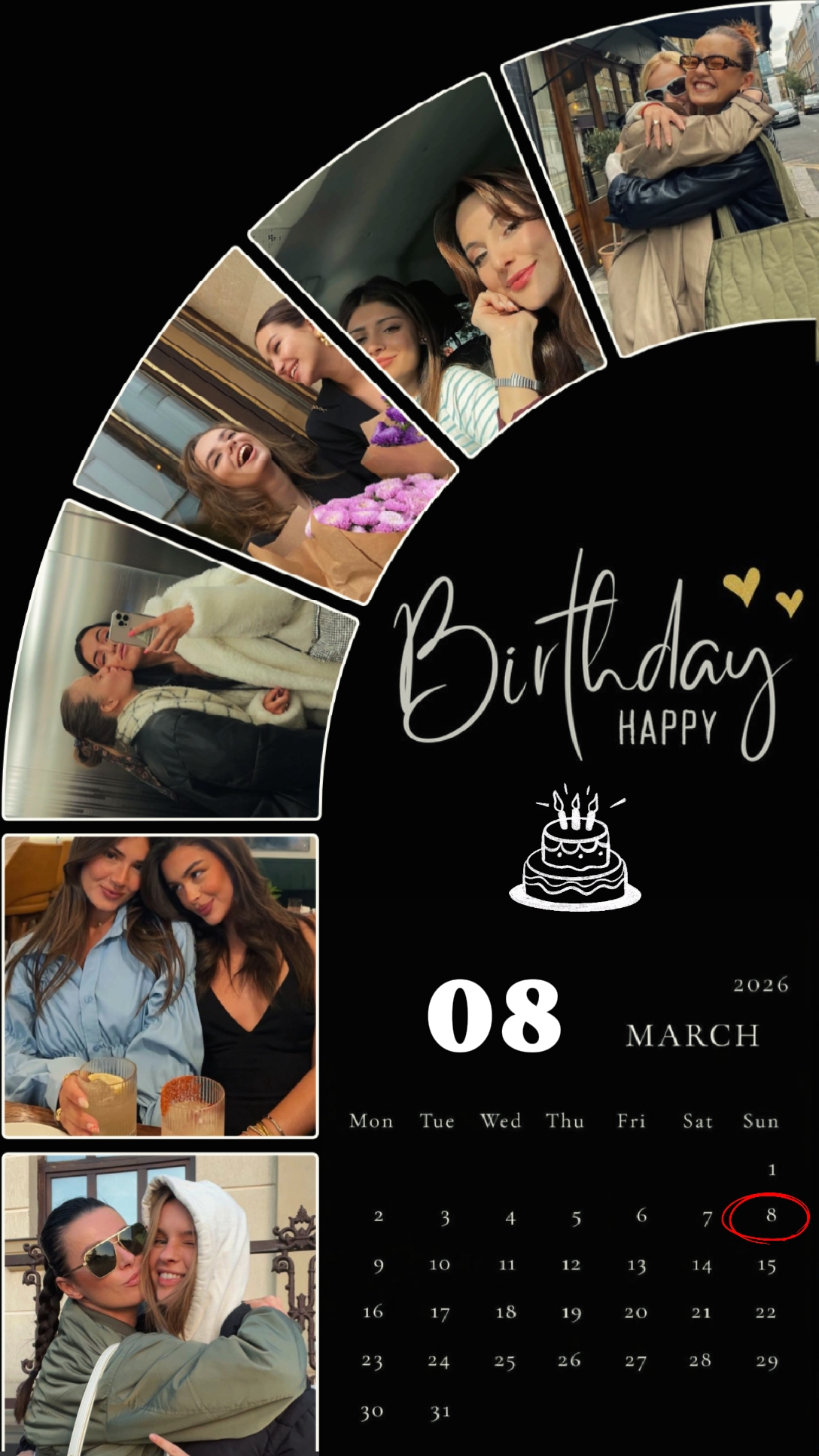 ANNIVERSAIRE 08 MARS 