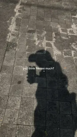 i'm to much?