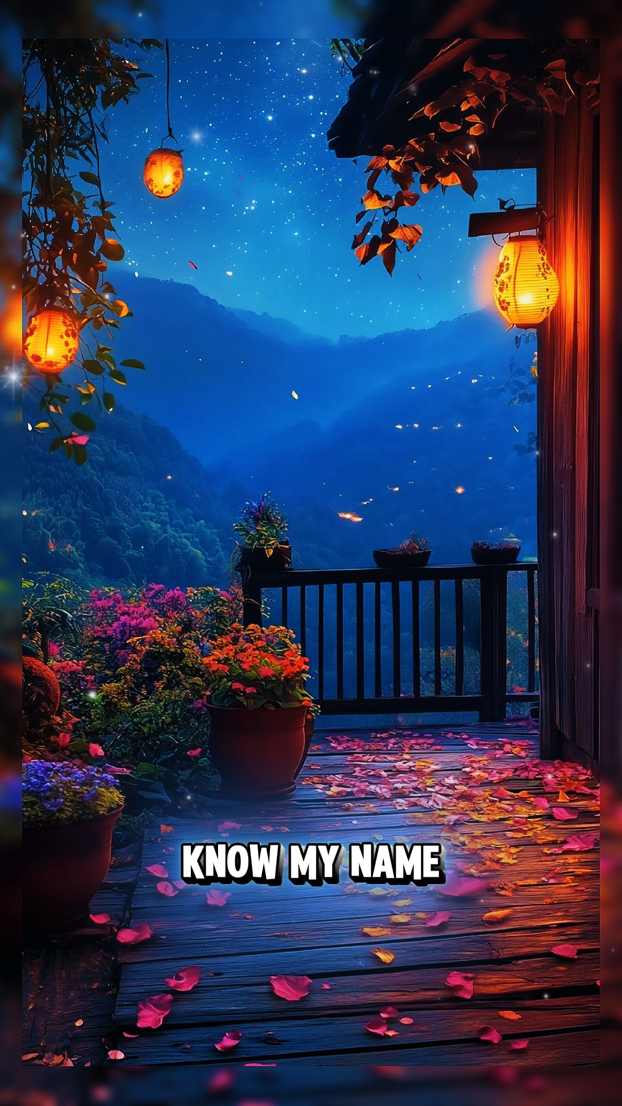 YOU ONLY KNOW MY NAM