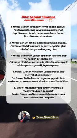 mitos tntang makanan