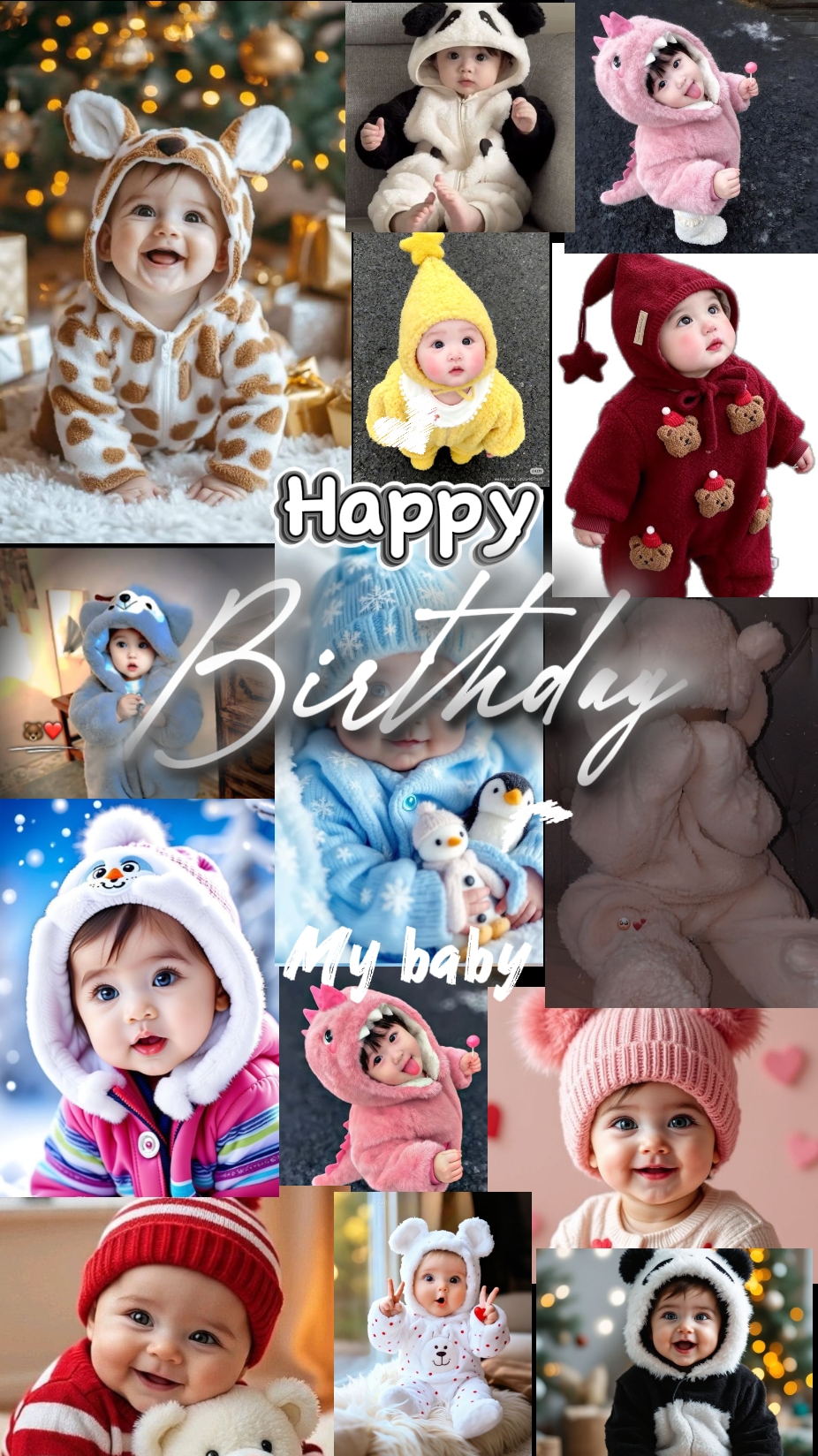 Joyeux anniversaire bébé 