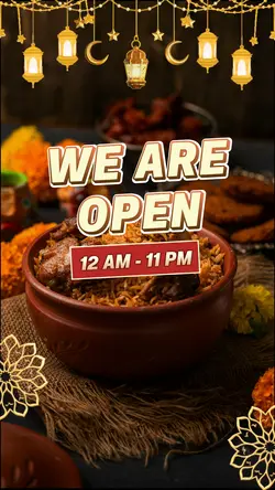 we are open