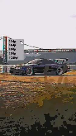 144p to 1080p 4clips