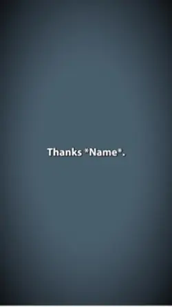 Thanks, Name