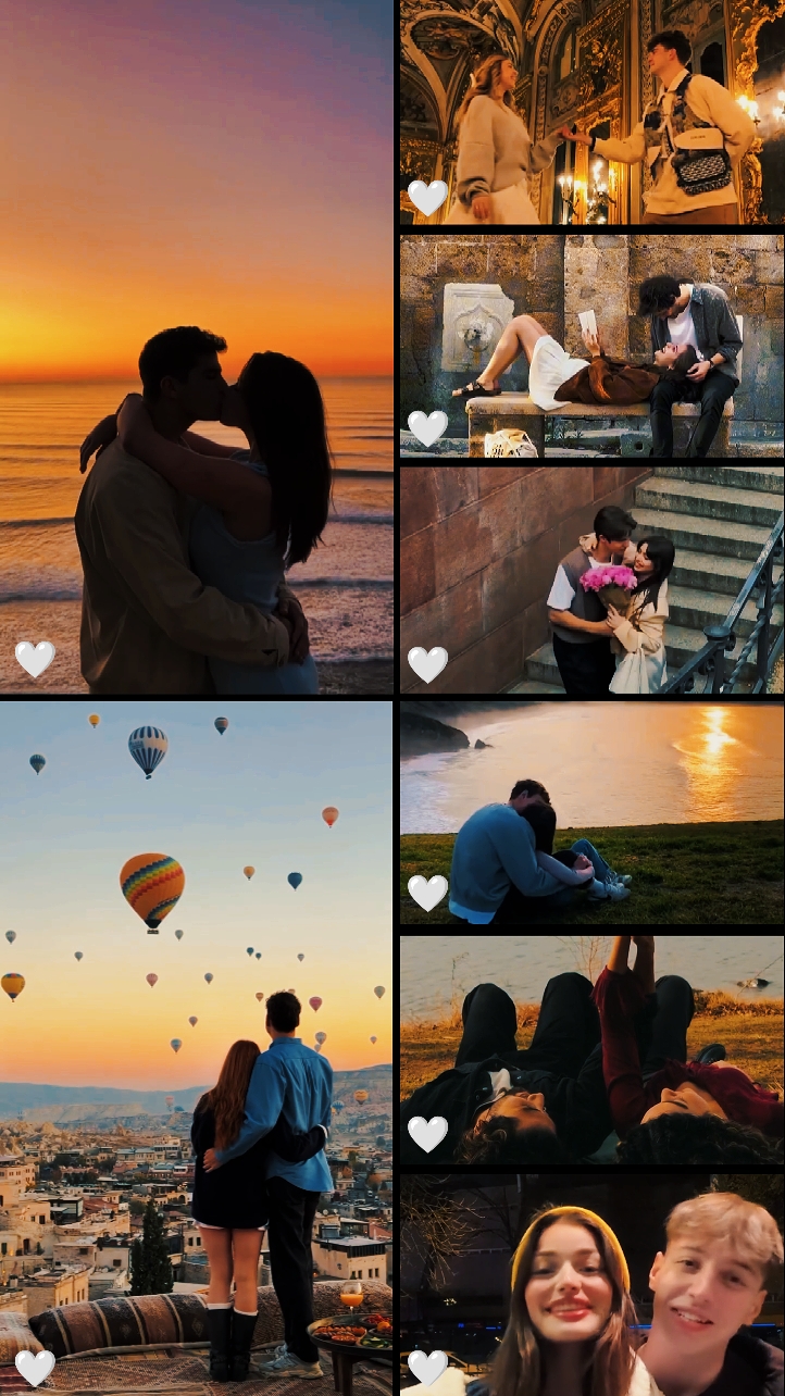 Collage de pareja