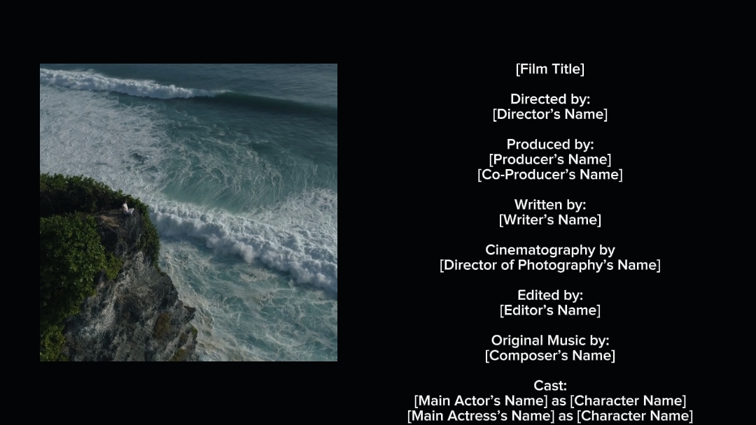Outro Credit Film
