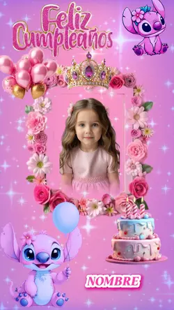 Cumpleaños foto niña