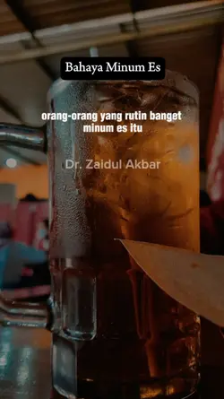 Bahaya minum es