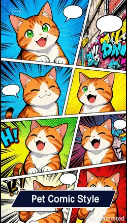 Pet Comic AI Filter 