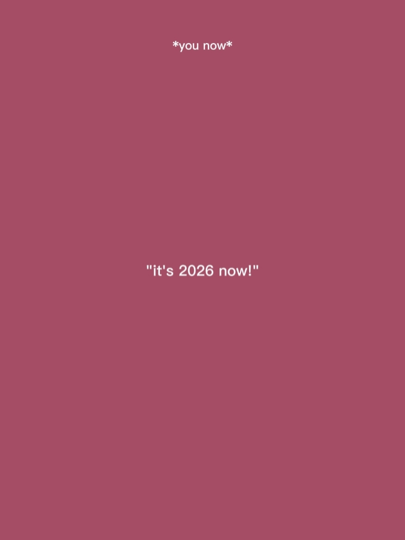Wir schreiben jetzt das Jahr 2026..!!