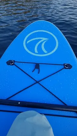 paddleboarding