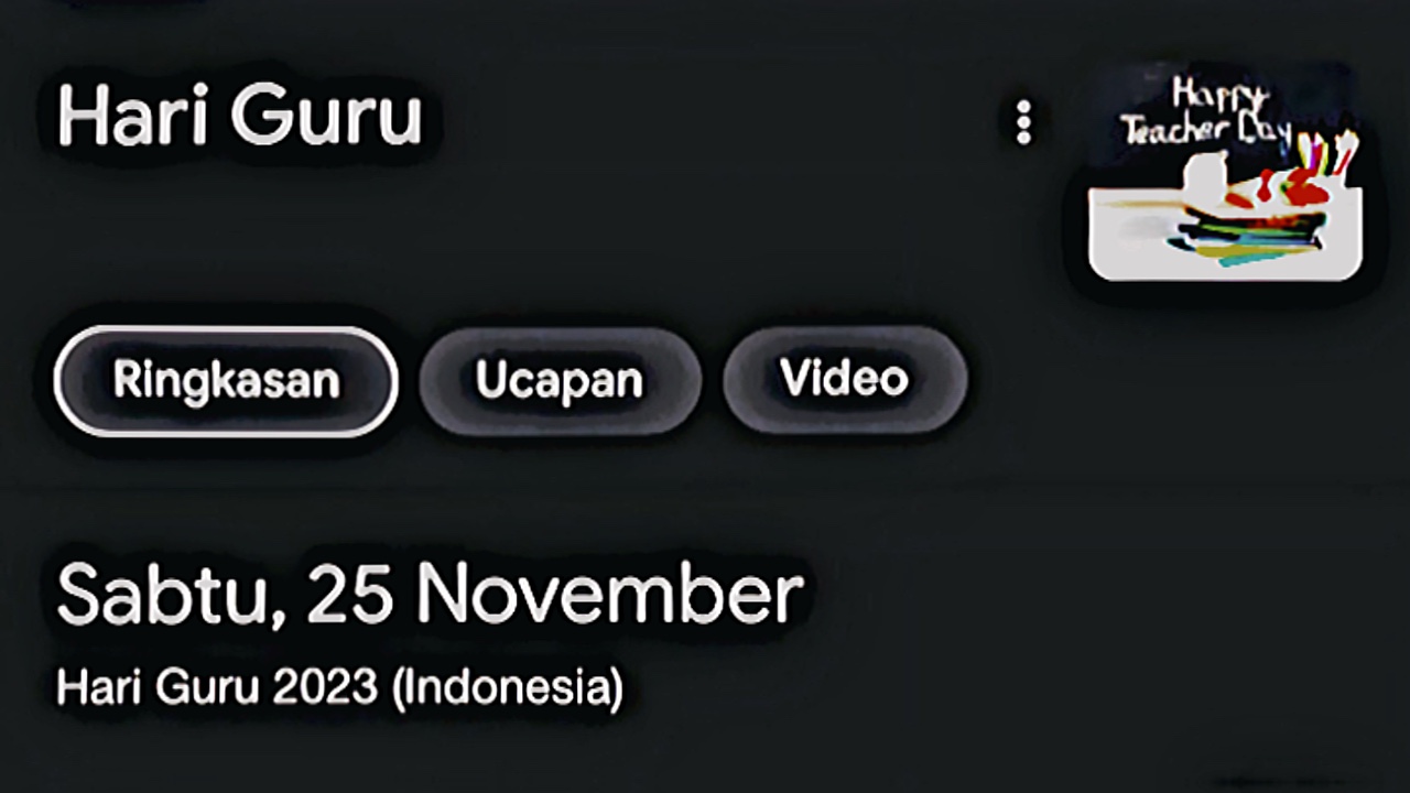Hari guru nasional