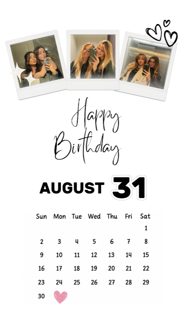 bestie bday 31 aug