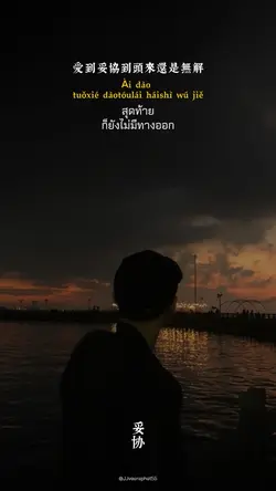 妥协  เพลงจีน (ญ) 