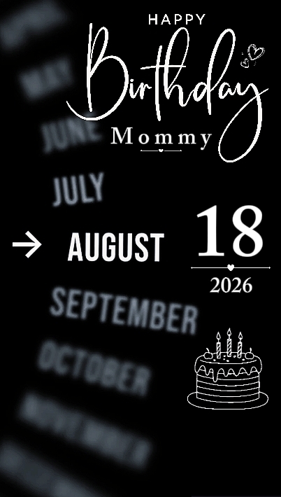 ANIVERSÁRIO MAMÃE 18 DE AGOSTO