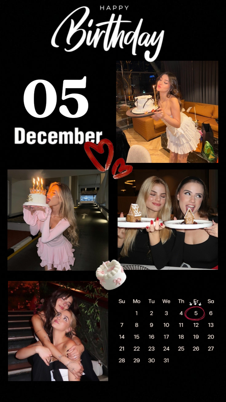 CUMPLEAÑOS 05 DE DICIEMBRE