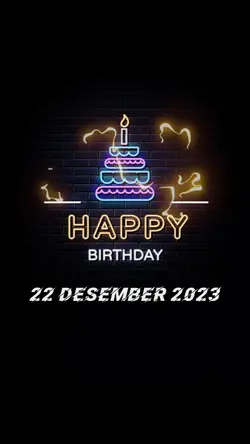 Birthday 22 DESEMBER
