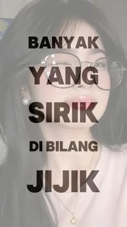 JJ banyak yang sirik