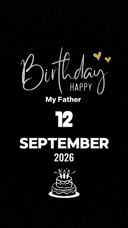 BDAY DAD 12September