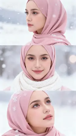 Ai salju hijab cewek