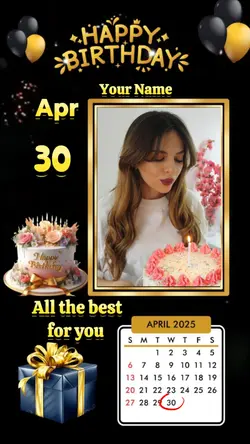 birthday 30 apr 2025