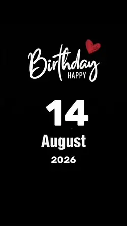 Hbd 14 August 2026