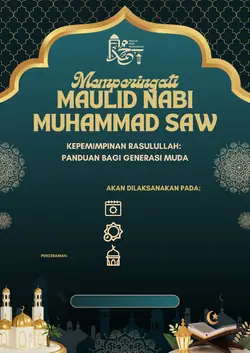 Poster Keren Maulid 