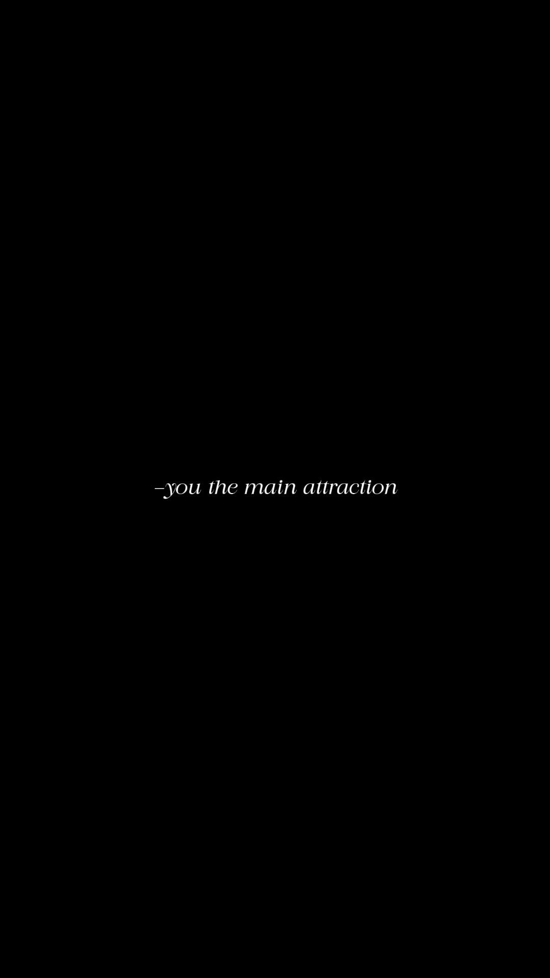 Ur the main attracti