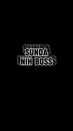 Sunda nih boss