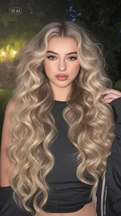 wavy hairstyle ai