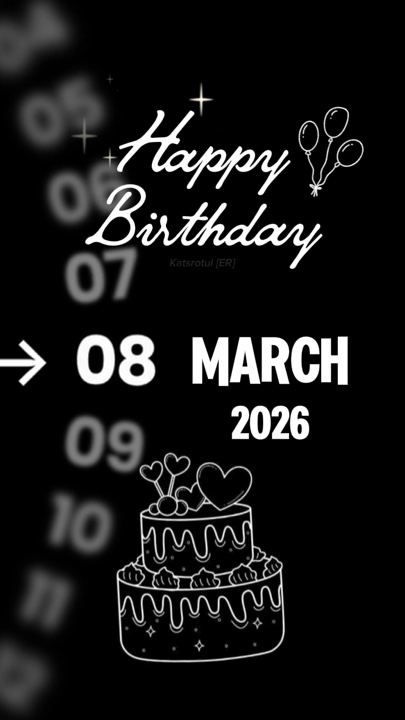 GEBURTSTAG MÄRZ 08