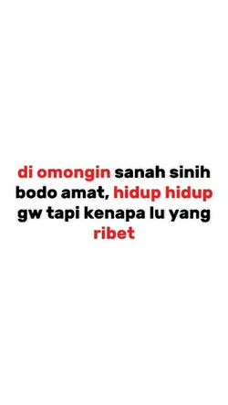 di omongin sanah 