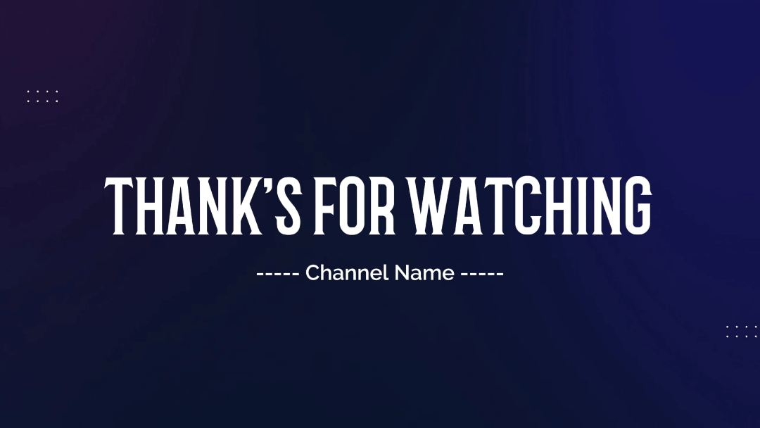 News Youtube Outro